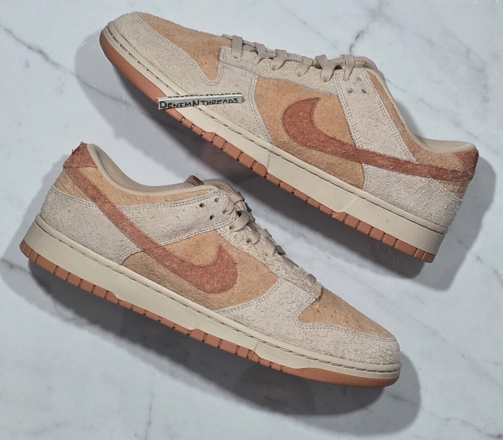Nike Dunk Low Burnt Sunrise Suede Mens Size 9 / Womens 10.5 RARE 🔥 HF5075-287